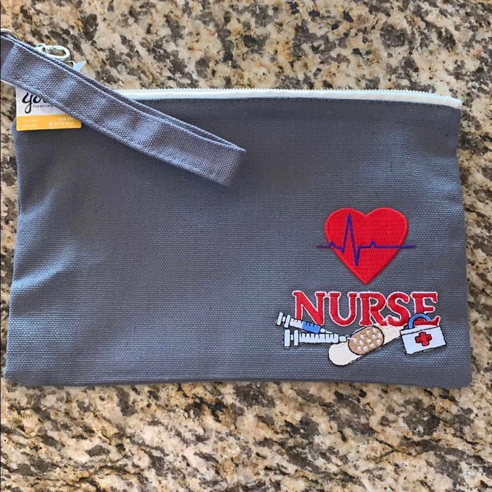 Nurse themed wristlet